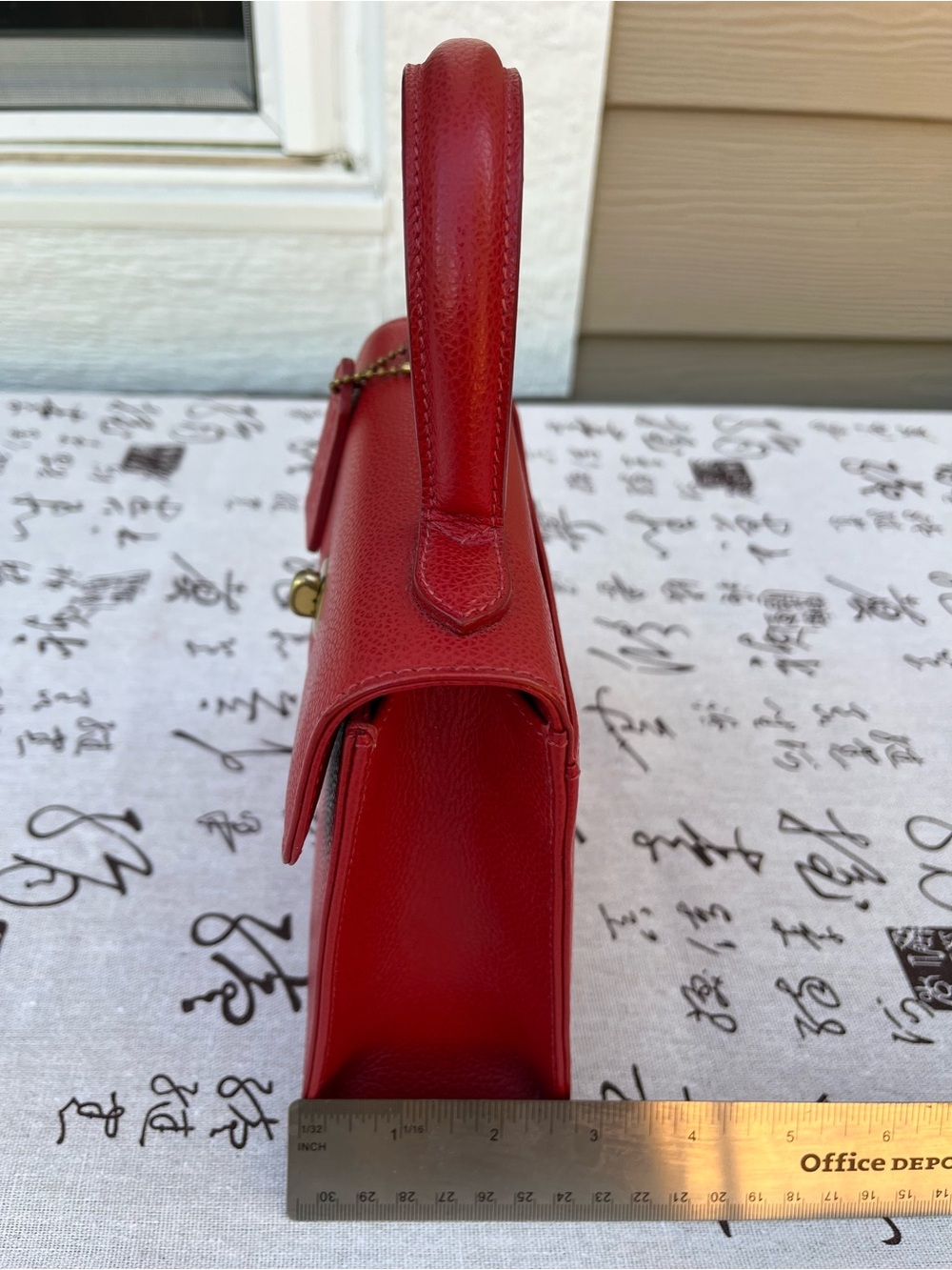 Coach MINI Vintage E6E 4413 Red Madison Gracie Leather Handbag - Made in Italy - Picture 5 of 16